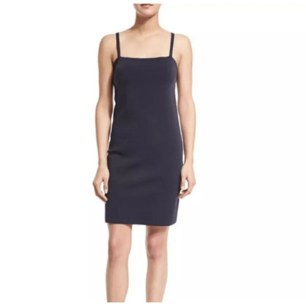 Helmut Lang Navy Sleeveless Mini Dress XS